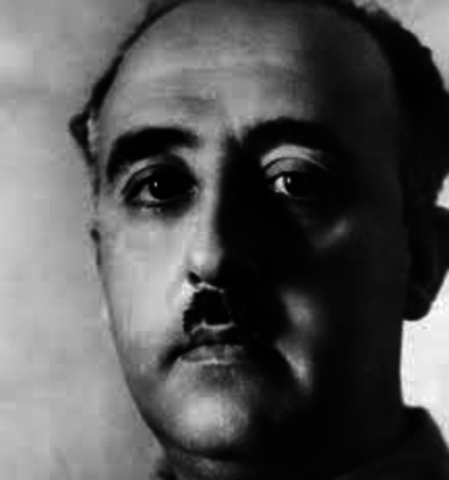 Francisco Franco's forces were airlifted to Spain