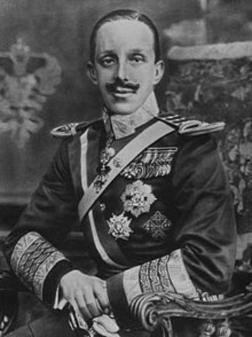 King Alfonso XIII Leaves Spain after the Second Spanish Republic is Proclaimed