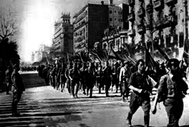 Franco organizes a milita structure for the Nationalist forces