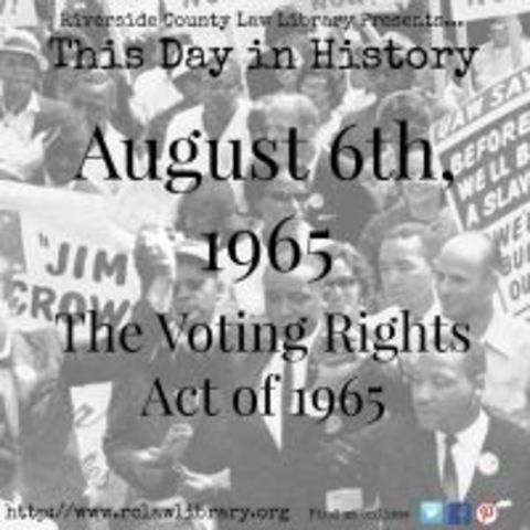 Voting Rights act of 1965 is passed