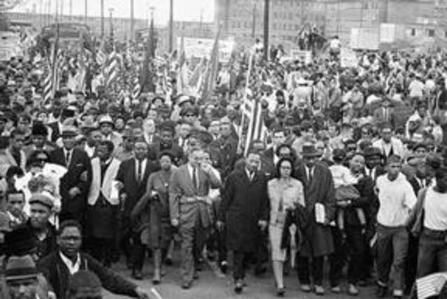 whites are demonstrating