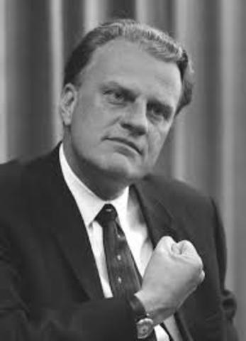 First appearance of Billy Graham's My Answer column, in the Pittsburgh Sun-Telegram.