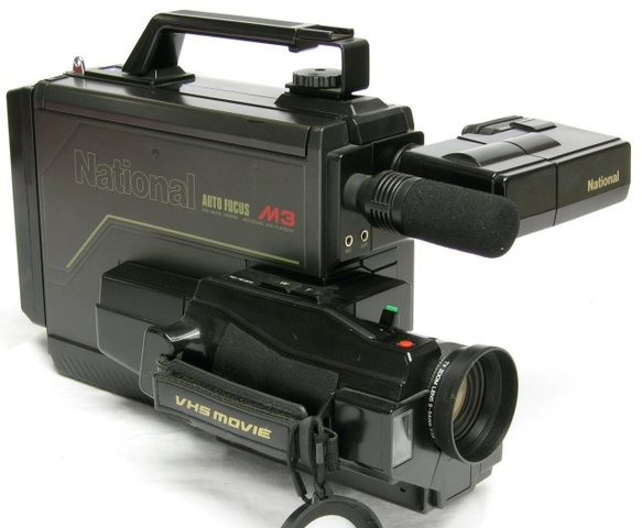 VHS video camera