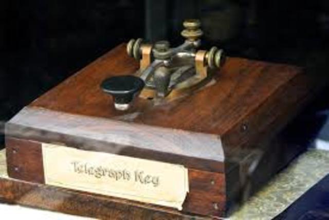 1844 – Samuel Morse granted patent for telegraph. First message, May 24: “What hath God wrought?”  Second message: “Have you any news?”