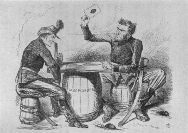 1860-1865 – Civil War brings home “necessity” of news
