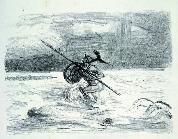 Achilles leaves Greece