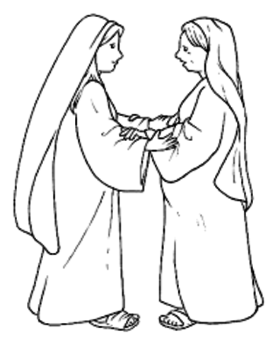 Mary visits Elizabeth