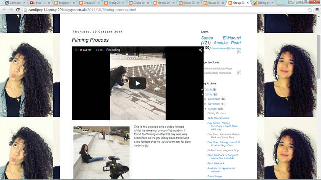 Production: Youtube and iPhone