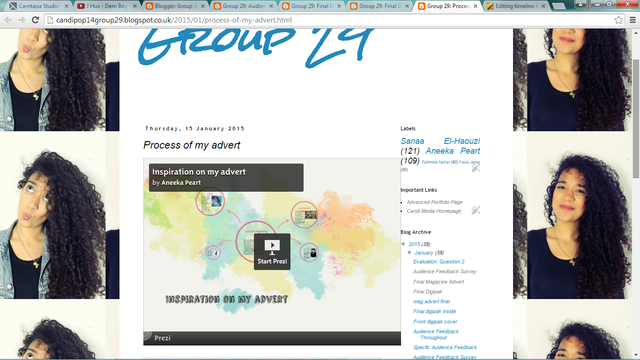 Production Ancillary: Prezi