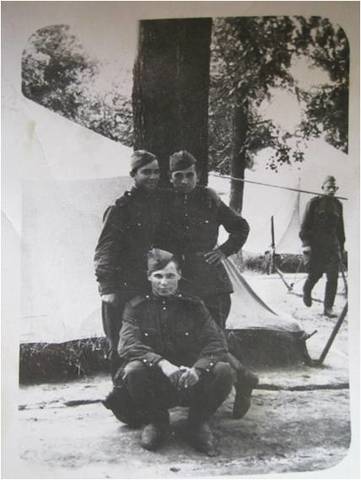 Владимир Перович 1957 г. на военных сборах