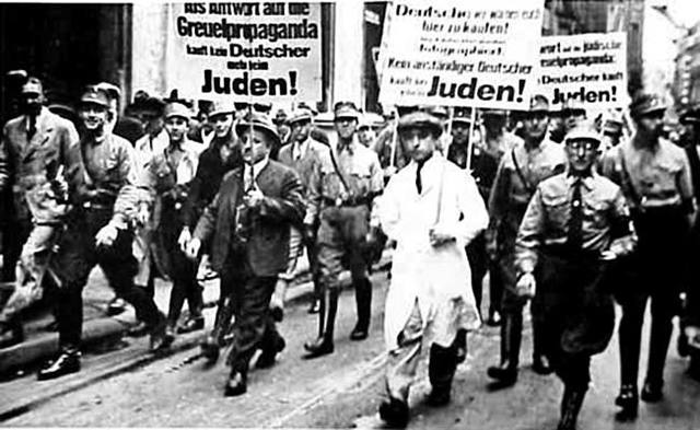 Laws begin to be passed against Jews in 1935