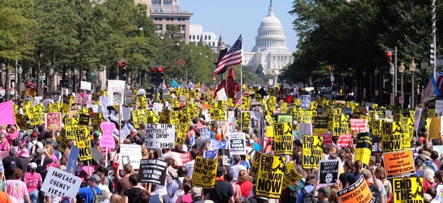 Anti-watr protest in D.C