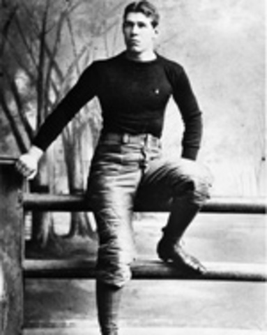 The first game of professional football was played