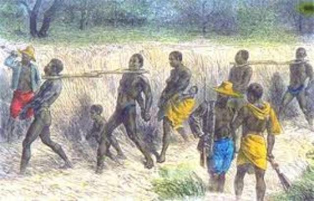 Primer enbarque de esclavos negros que llego al Caribe