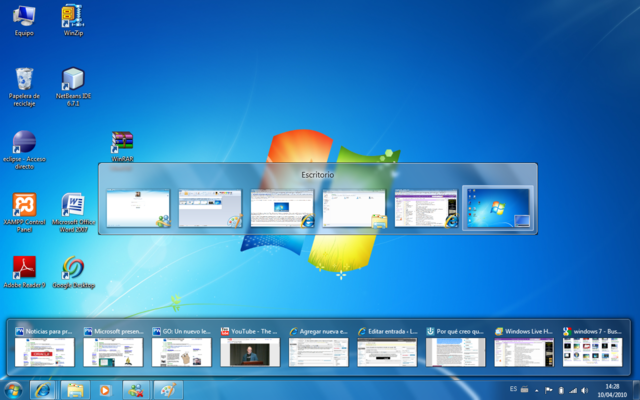 Windows 7 presenta windows touch