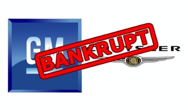 GM and Chrysler go bankrupt