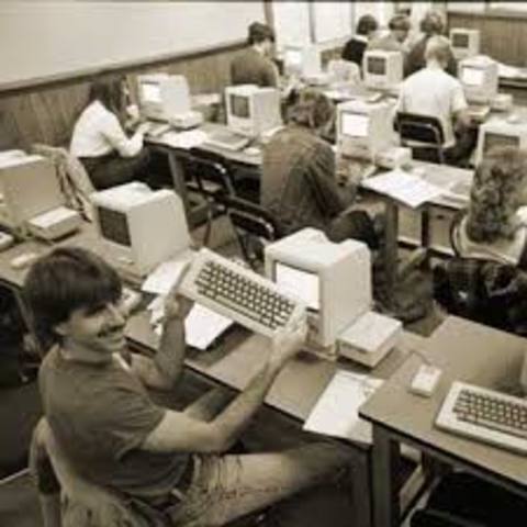 75% of secondary schools using computers