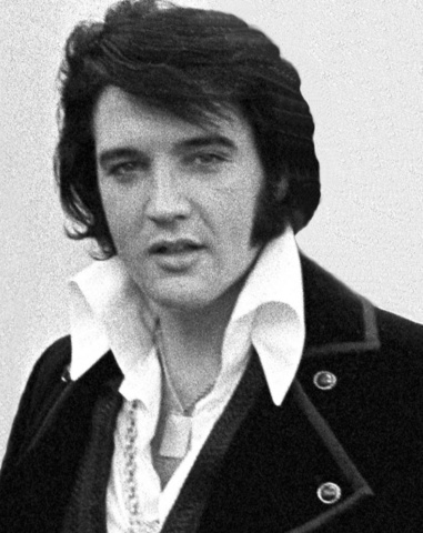 Elvis Presley performs his last concert.