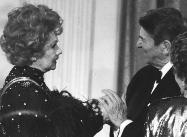 President Reagan honored Lucy with a Life-Long Achievement Award.