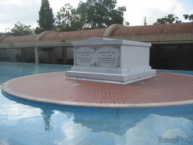 King is buried in Atlanta