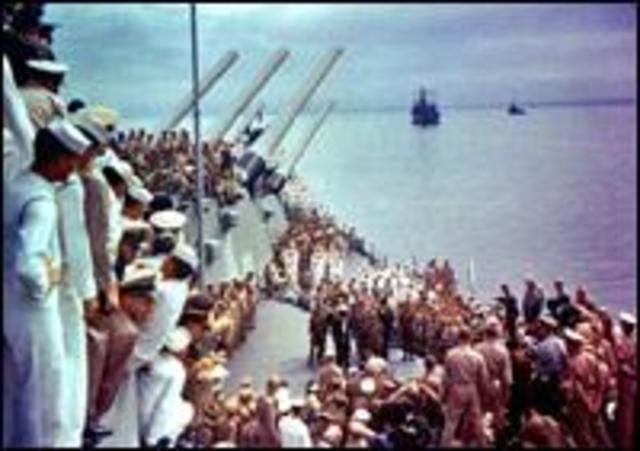 Soviet Union returns to their homelands