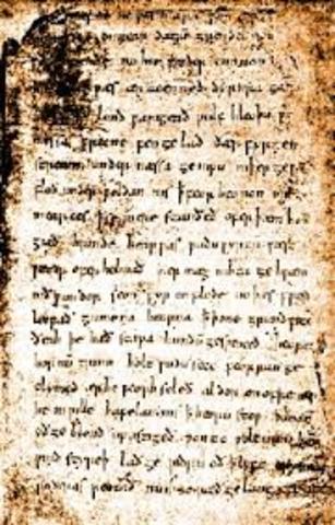 Suspected date of Beowulf's writing