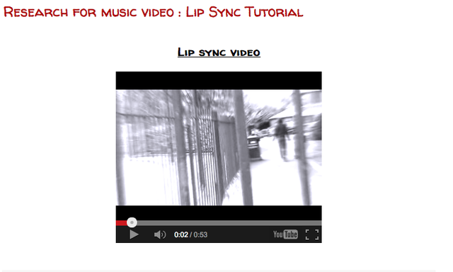 Research: Youtube/ final cut pro