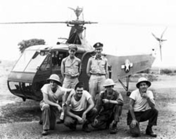First Helicopter used for Medevac