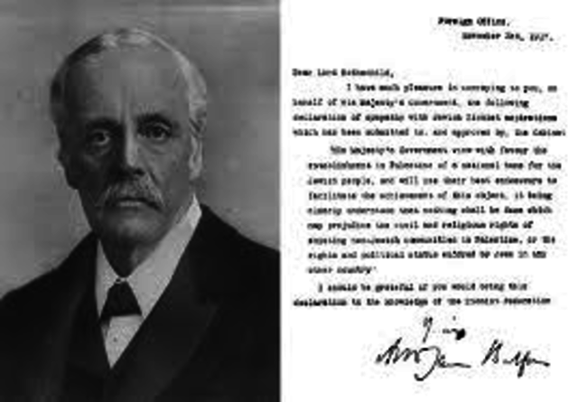 the balfour declaration