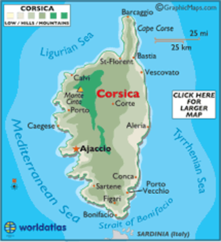 Exiled to Corsica