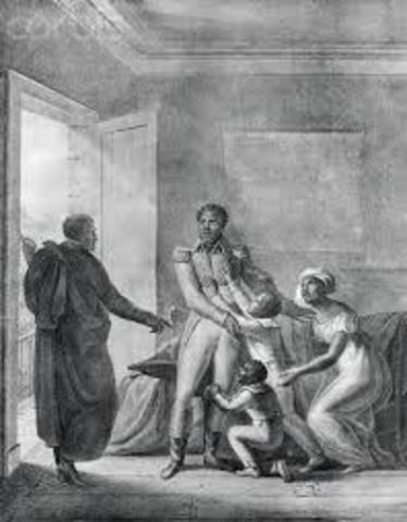 Toussaint is sent to prison.