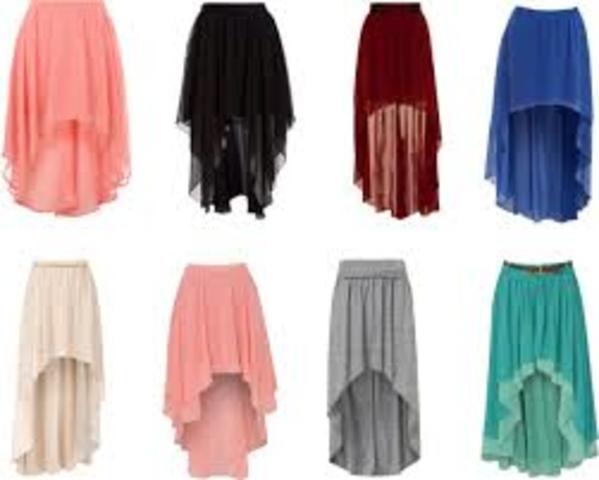 El Uso de la Falda High-low