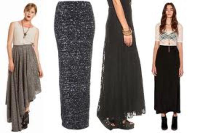 El Uso de la Falda Maxi