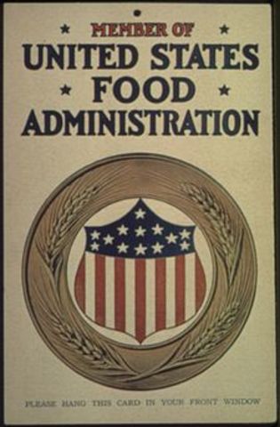 Food Administration set up under Herbert Hoover