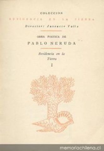 La publicacion de Residencia en la tierra II