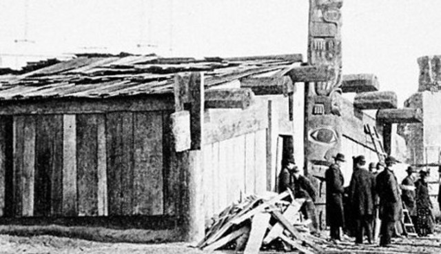 The Northwest Indians lived in long houses or plank houses to withstand our harsh weather climates.