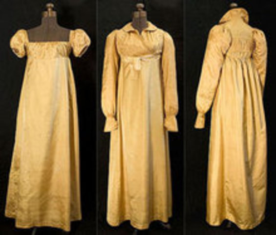 Los vestidos en 1800's