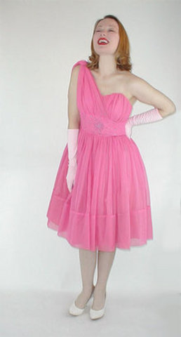 Los vestidos en 1960's