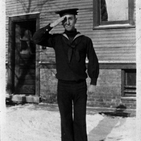 Roy Disney enlists in the Navy