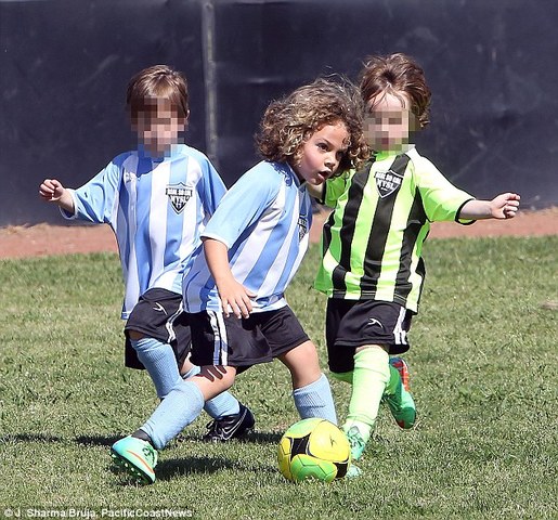 I started playing soccer