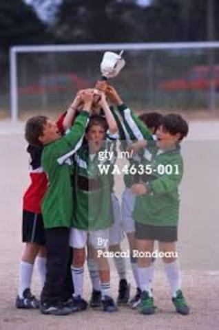 I won my first soccer cup