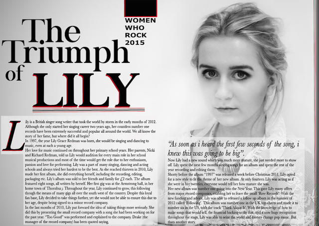 construction of double page spread.