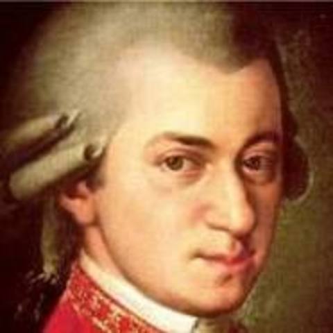 Wolfgang Amade Mozart born