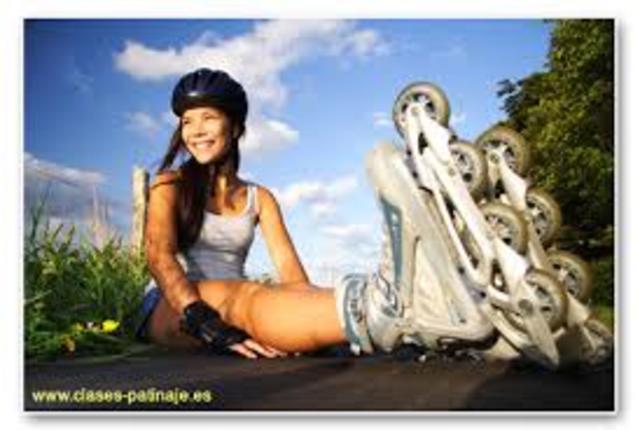 i went to skating lessons