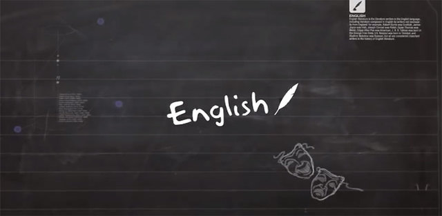 I started to learn English