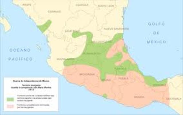 Morelos Controls All Of Southern Mexico