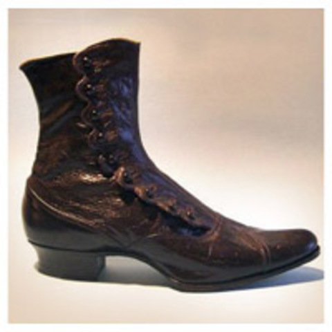 Bota de Cuero Negro Canadiense