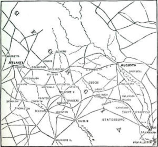 Sherman Marches through Alanta
