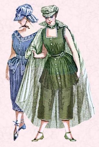 "Edwardian Trajes de Bano"