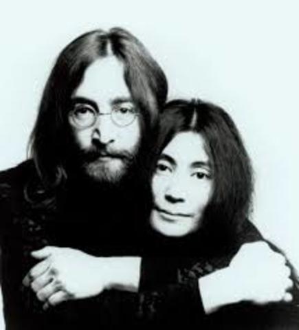The separation of John and Yoko Ono
